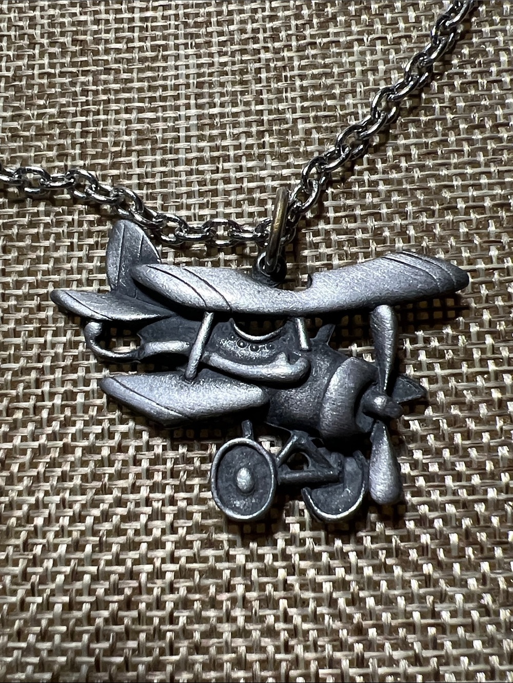 Park Lane Silver Airplane Pendant Necklace
